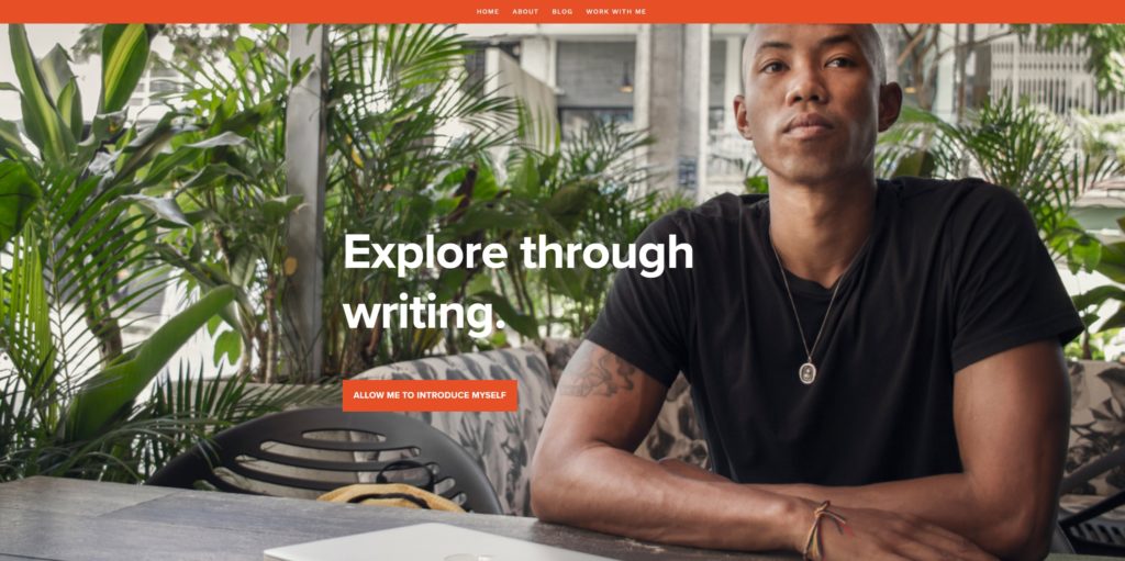 Writing website